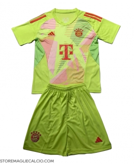 Bayern Munich Portiere Maglia Gara Casa Repliche 2024-25 Bambino